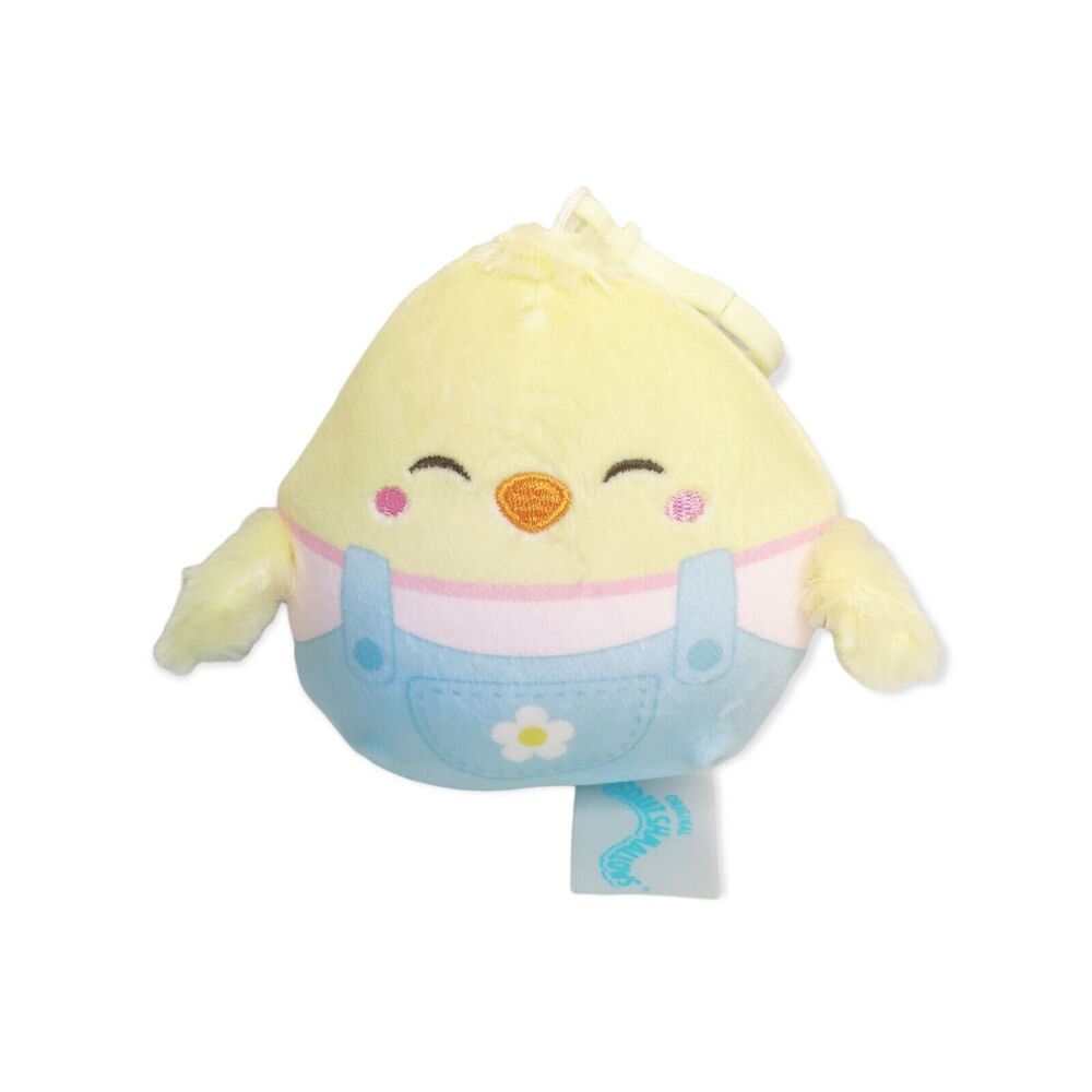 Squishmallows‎ Aimee The Chick 3.5in Clip On Plush Stuffed Animal Exclusive New
